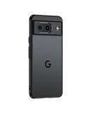 Black Frosted Clear Case Cover For Google Pixel 8