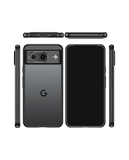 Black Frosted Clear Case Cover For Google Pixel 8