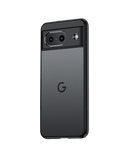 Black Frosted Clear Case Cover For Google Pixel 8