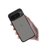 Black Frosted Clear Case Cover For Google Pixel 9 Pro XL