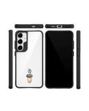 Coffee Is Love Black Hybrid Clear Case Cover For Samsung Galaxy S24