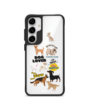 Fur Babies Black Hybrid Clear Case Cover For Samsung Galaxy S24