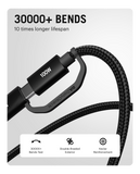 SURGE™ Kevlar Core 2-in-1 100W Apple Certified - MFi Charging Cable