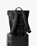 Space Black Miles Roll Top Backpack