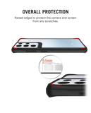 DailyObjects Icecream Sandwich Icon Black Hybrid Clear Case Cover For Samsung Galaxy S21 Ultra