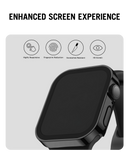 Black Sleek Fit Apple Watch Series Case with Screen Protector (41mm)