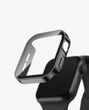 Black Sleek Fit Apple Watch Series Case with Screen Protector (44mm)