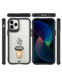 DailyObjects Coffee Is Love Black Hybrid Clear Case Cover For iPhone 11 Pro Max