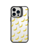 DailyObjects Banana Icon Black Hybrid Clear Case Cover For iPhone 13 Pro