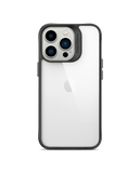 DailyObjects Black Hybrid Clear Phone Case Cover for iPhone 14 Pro