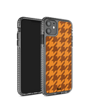 DailyObjects Brown Houndstooth Stride 2.0 Case Cover For iPhone 11