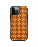 DailyObjects Brown Houndstooth Stride 2.0 Case Cover For iPhone 13 Pro Max