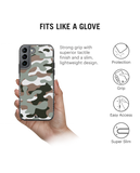 DailyObjects Camouflage Army Stride 2.0 Case Cover For Samsung Galaxy S21 Plus