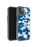 Camouflage Blue Stride 2.0 Case Cover For iPhone 13