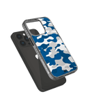 DailyObjects Camouflage Blue Stride 2.0 Case Cover For iPhone 13 Pro