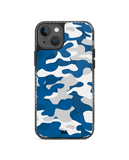 Camouflage Blue Stride 2.0 Case Cover For iPhone 13