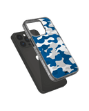 DailyObjects Camouflage Blue Stride 2.0 Phone Case Cover For iPhone 14 Pro Max