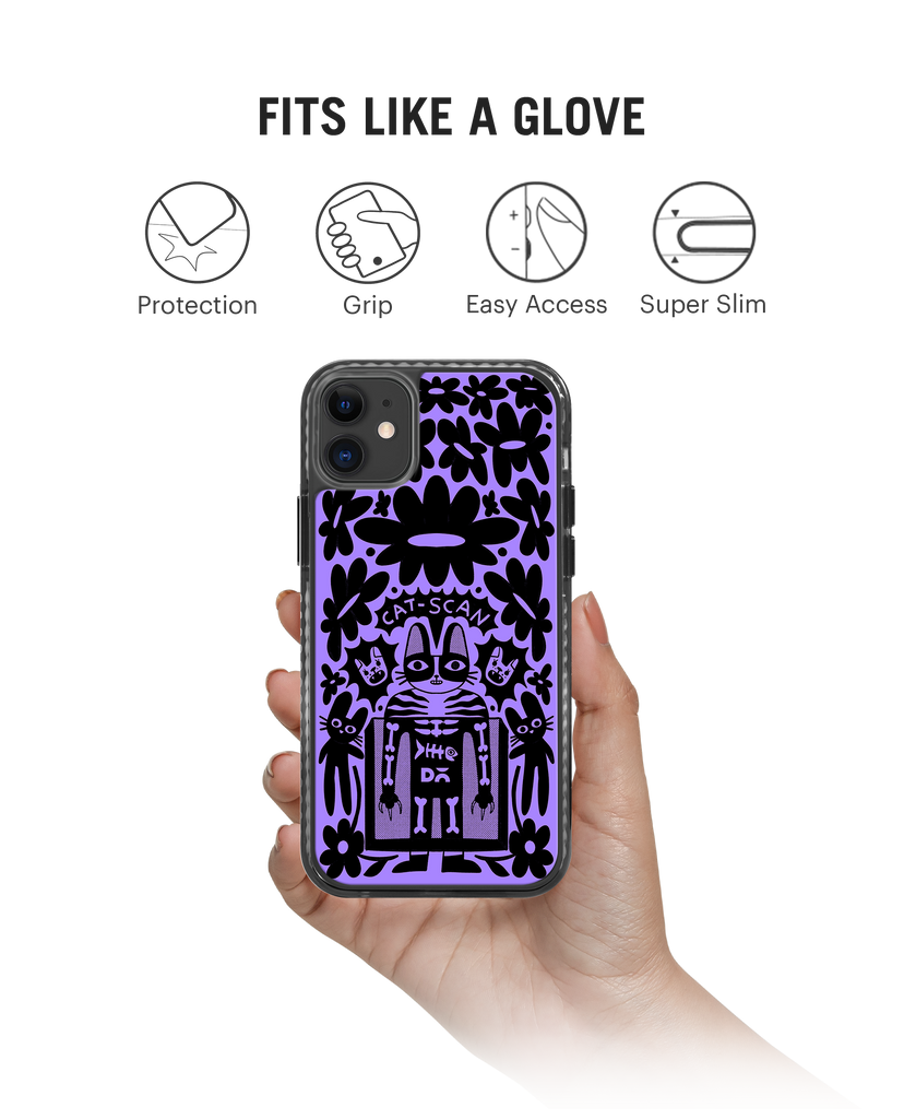 DailyObjects Cat Scan Stride 2.0 Case Cover For iPhone 12 Mini