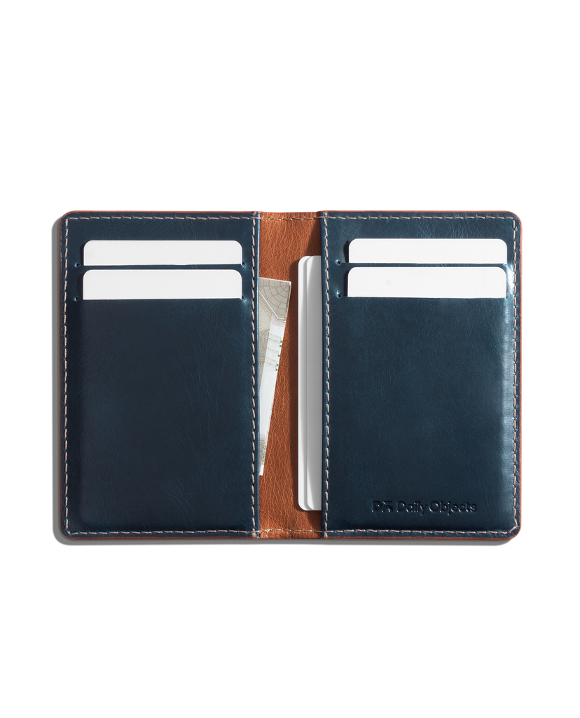 DailyObjects Cider Brown - Deep Navy Leather Phone Sleeve For