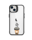 DailyObjects Coffee Is Love Black Hybrid Clear Phone Case Cover For iPhone 15 Plus