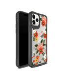 DailyObjects Flower Bunch Black Hybrid Clear Case Cover For iPhone 11 Pro