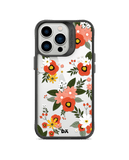 DailyObjects Flower Bunch Black Hybrid Clear Phone Case Cover For iPhone 14 Pro