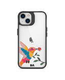 DailyObjects Fly High Black Hybrid Clear Phone Case Cover For iPhone 14 Plus