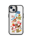 Food Coma Black Hybrid Clear Case Cover For iPhone 13