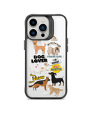 Fur Babies Black Hybrid Clear Phone Case Cover For iPhone 14 Pro