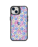 DailyObjects Glittering Daisy Black Hybrid Clear Phone Case Cover For iPhone 14 Plus