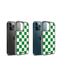 DailyObjects Green Checkerboard Stride 2.0 Case Cover For iPhone 12 Pro Max