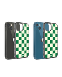 DailyObjects Green Checkerboard Stride 2.0 Case Cover For iPhone 13 Mini