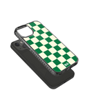 DailyObjects Green Checkerboard Stride 2.0 Case Cover For iPhone 13 Mini