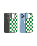 DailyObjects Green Checkerboard Stride 2.0 Case Cover For iPhone 13 Pro