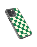 DailyObjects Green Checkerboard Stride 2.0 Case Cover For iPhone 13 Pro