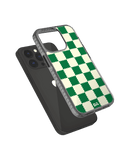 DailyObjects Green Checkerboard Stride 2.0 Case Cover For iPhone 13 Pro