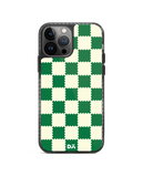 DailyObjects Green Checkerboard Stride 2.0 Case Cover For iPhone 13 Pro