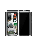 DailyObjects High Road Black Hybrid Clear Case Cover For Samsung Galaxy S20 FE