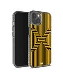 DailyObjects Maze Ochre Stride 2.0 Case Cover For iPhone 13 Mini