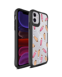 DailyObjects Milkshake Icon Black Hybrid Clear Case Cover For iPhone 11