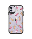 DailyObjects Milkshake Icon Black Hybrid Clear Case Cover For iPhone 11