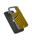 DailyObjects Ochre Waves Stride 2.0 Phone Case Cover For iPhone 15 Pro