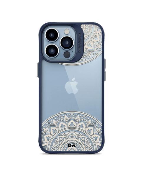 DailyObjects Off White Mandala Stride Clear Case Cover For iPhone