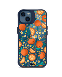 Orange Haul Blue Hybrid Clear Phone Case Cover For iPhone 14 Plus