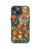 Orange Haul Blue Hybrid Clear Phone Case Cover For iPhone 14 Plus