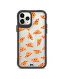 DailyObjects Pizza Slice Icon Black Hybrid Clear Case Cover For iPhone 11 Pro