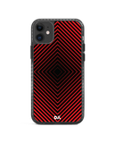 DailyObjects Rhombus Red Stride 2.0 Case Cover For iPhone 11