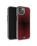 DailyObjects Rhombus Red Stride 2.0 Phone Case Cover For iPhone 14 Plus