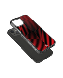 DailyObjects Rhombus Red Stride 2.0 Phone Case Cover For iPhone 14 Plus