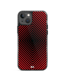 DailyObjects Rhombus Red Stride 2.0 Phone Case Cover For iPhone 14 Plus